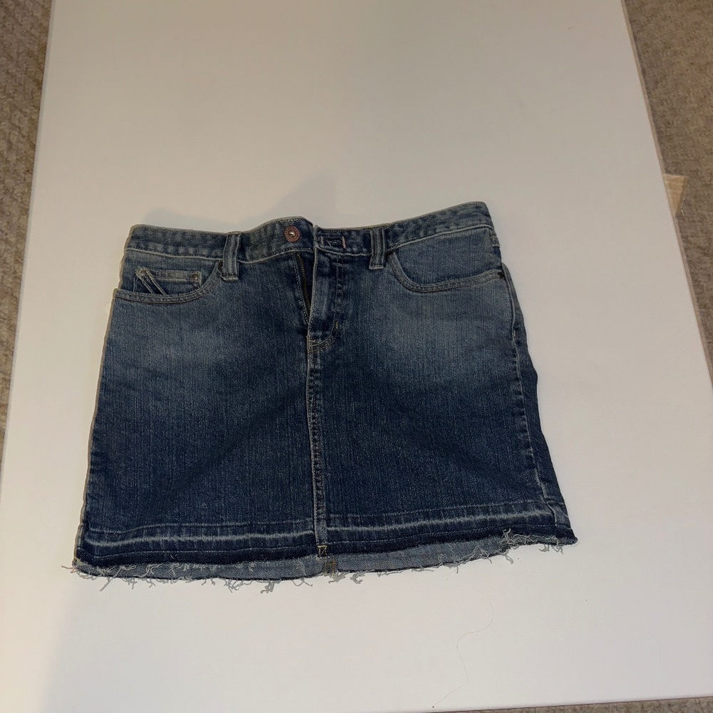 jean skirt